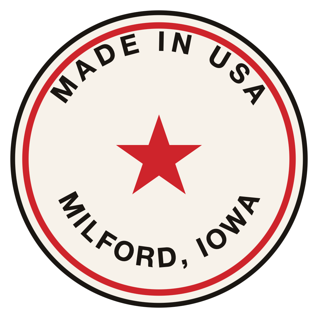 Made in USA — Milford, Iowa — Liberty Custom